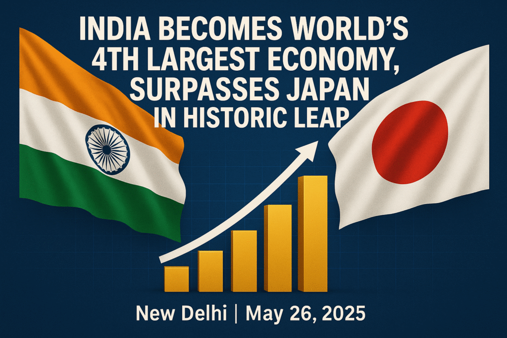 India becomes 4th largest economy
